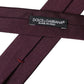 Cravatta regolabile da uomo Bordeaux Solid 100% seta