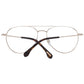 Gold Unisex Optical Frames