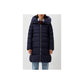 Blue Polyamide Jackets & Coat