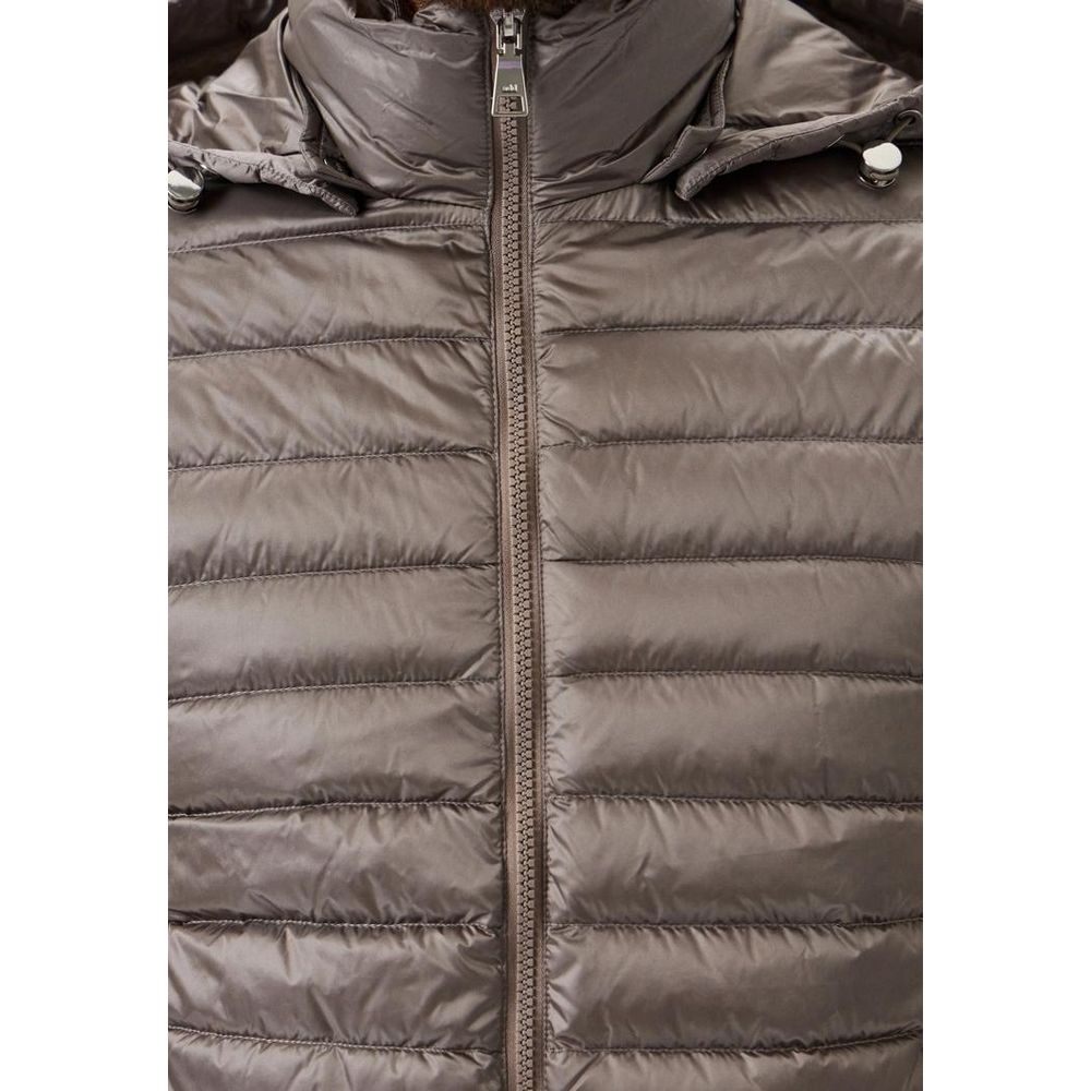 Graue Polyamidjacke