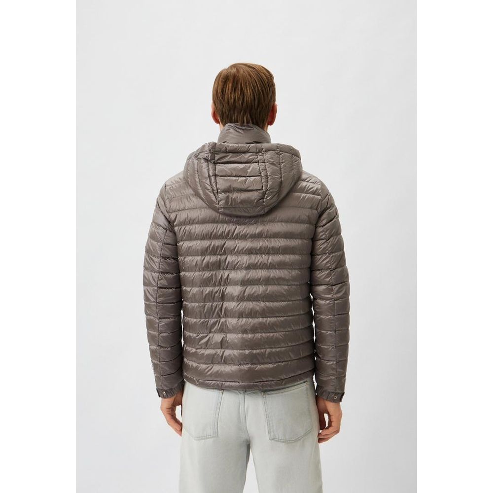 Graue Polyamidjacke