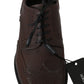 Elegant Brown Leather Derby Brogues