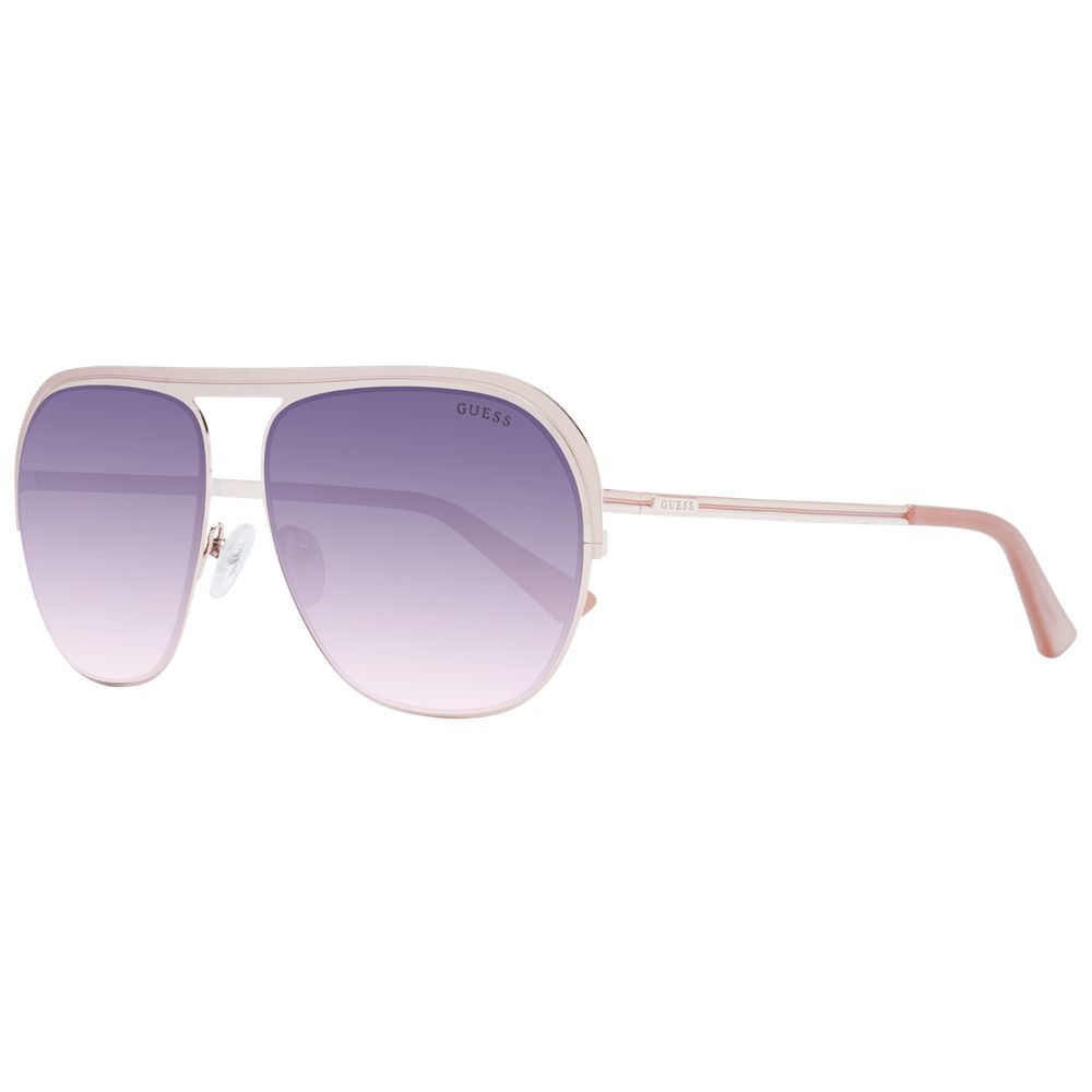 Roségoldene Unisex-Sonnenbrille