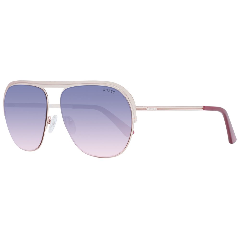 Roségoldene Unisex-Sonnenbrille