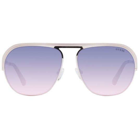 Roségoldene Unisex-Sonnenbrille