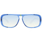 Blaue Herren Sonnenbrille