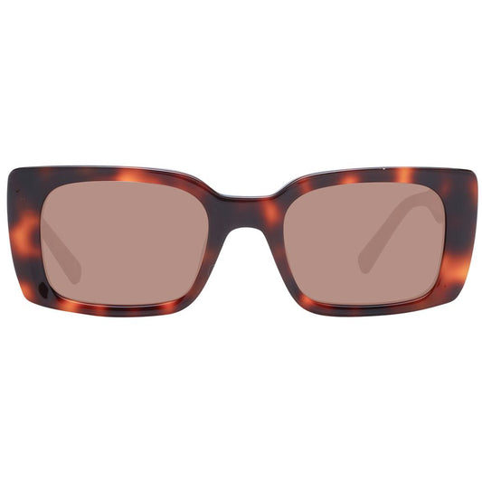 Braune Unisex-Sonnenbrille