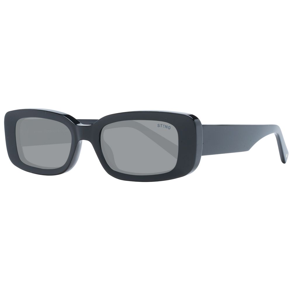 Schwarze Unisex-Sonnenbrille