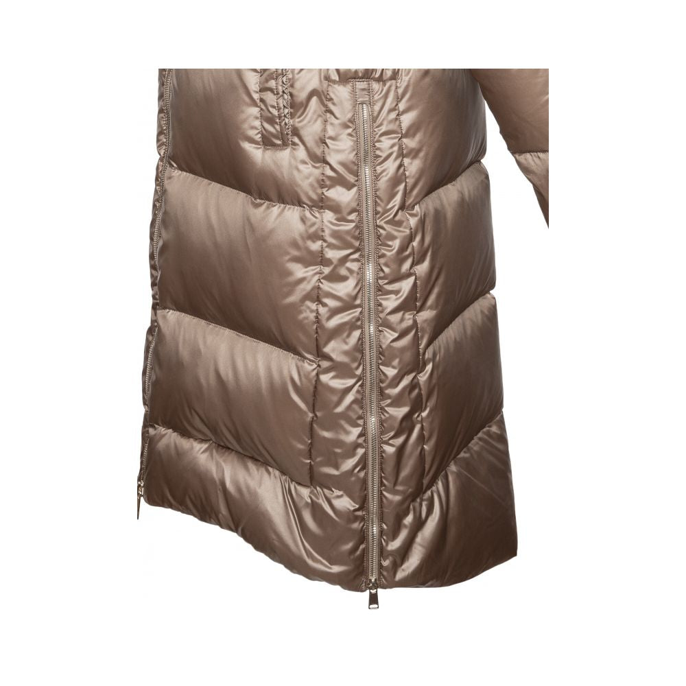 Giacche e cappotti in poliestere beige
