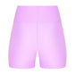 Purple Polyester Short