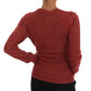 Roter Woll-Cardigan