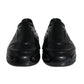 Black Foiled Rubber Toy Low Top Men Sneakers Shoes