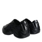 Black Foiled Rubber Toy Low Top Men Sneakers Shoes