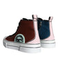 Multicolor Patchwork High Top Sneaker Shoes