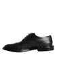 Black Leather Oxford Wingtip Formal Men Shoes