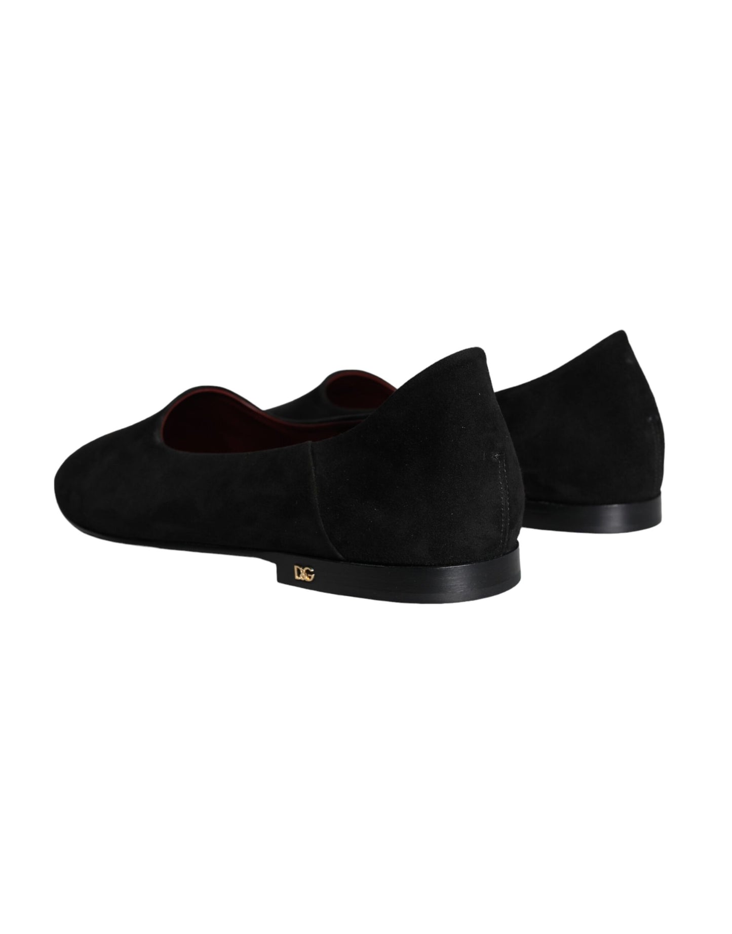 Mocassini in pelle scamosciata nera, scarpe formali slip-on