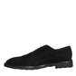 Black Suede Sicilia Lace Up Formal Shoes