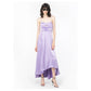 Purple Polyester Dress