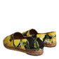 Multicolor Lemon Slip On Espadrilles Shoes