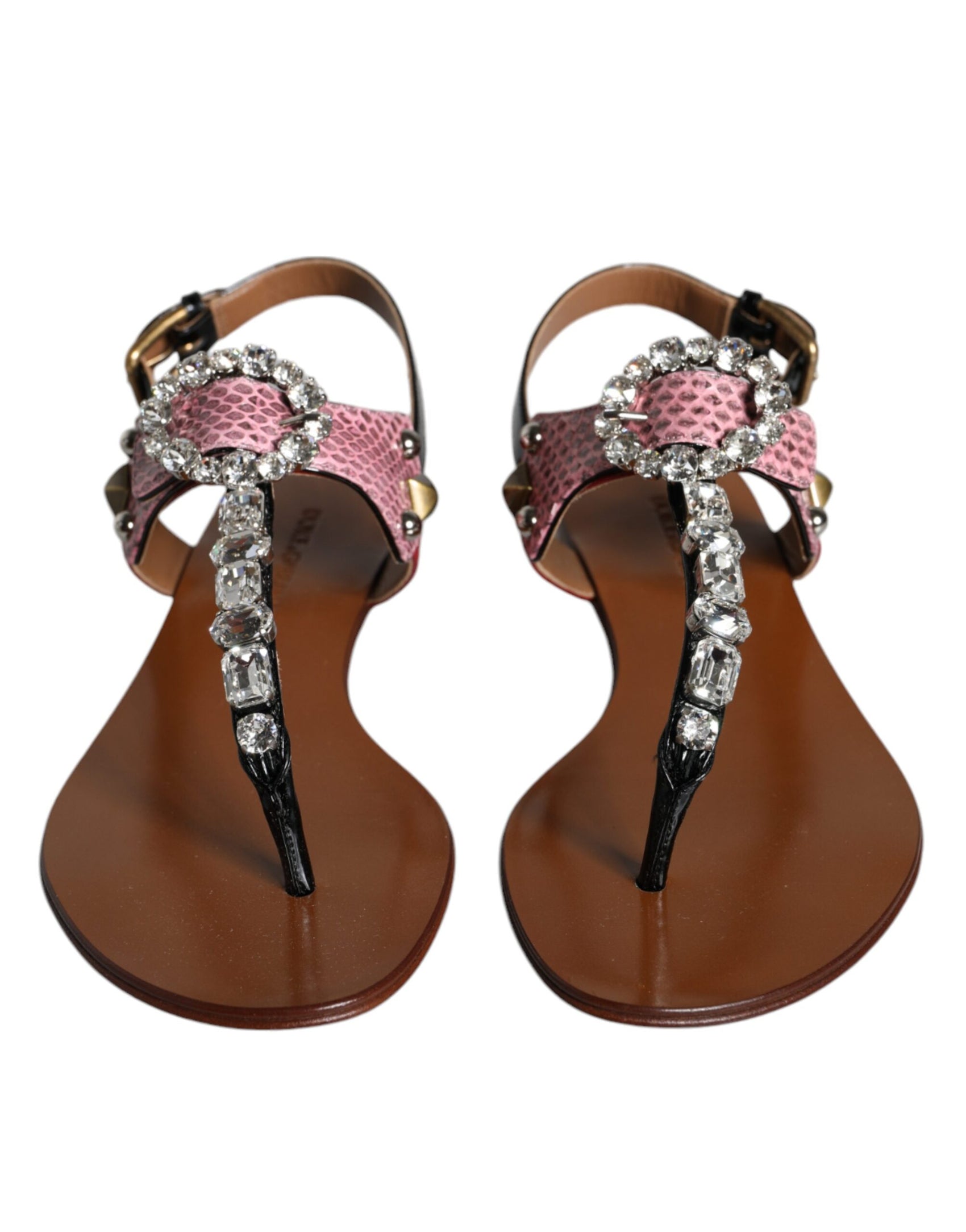 Mehrfarbige Kristallsandalen Flip-Flops Schuhe
