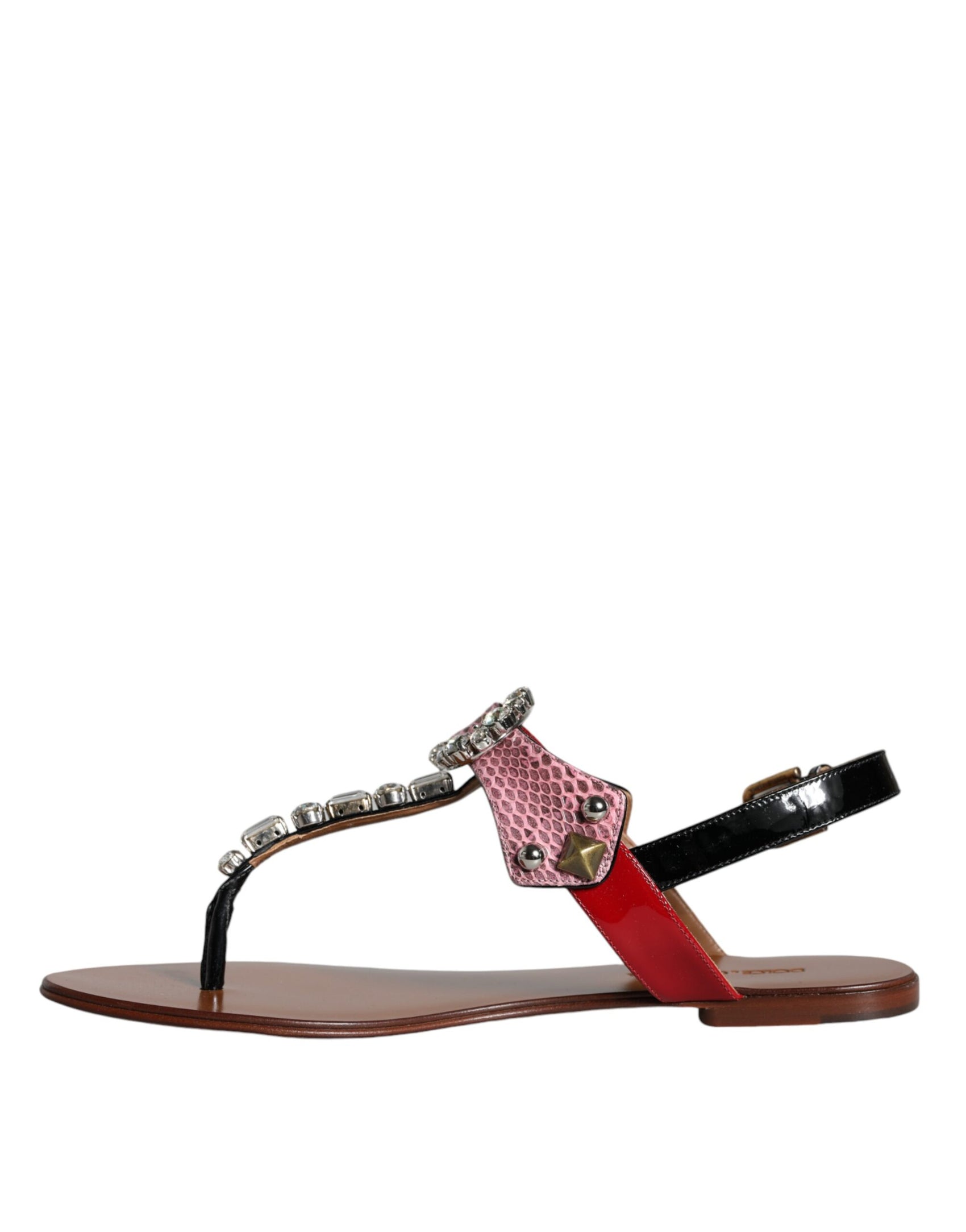 Mehrfarbige Kristallsandalen Flip-Flops Schuhe