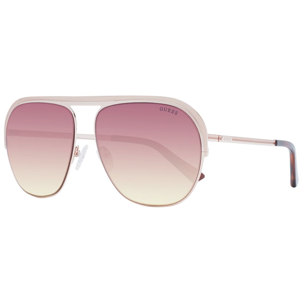 Roségoldene Unisex-Sonnenbrille