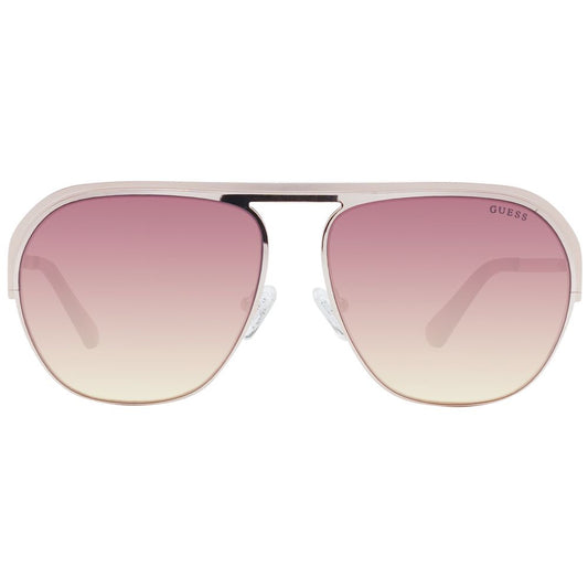 Roségoldene Unisex-Sonnenbrille