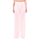 Pink Polyester Jeans & Pant