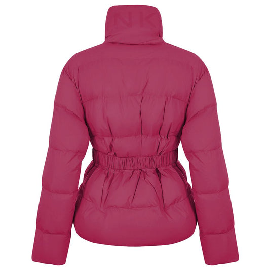 Fuchsia Nylon Jackets & Coat