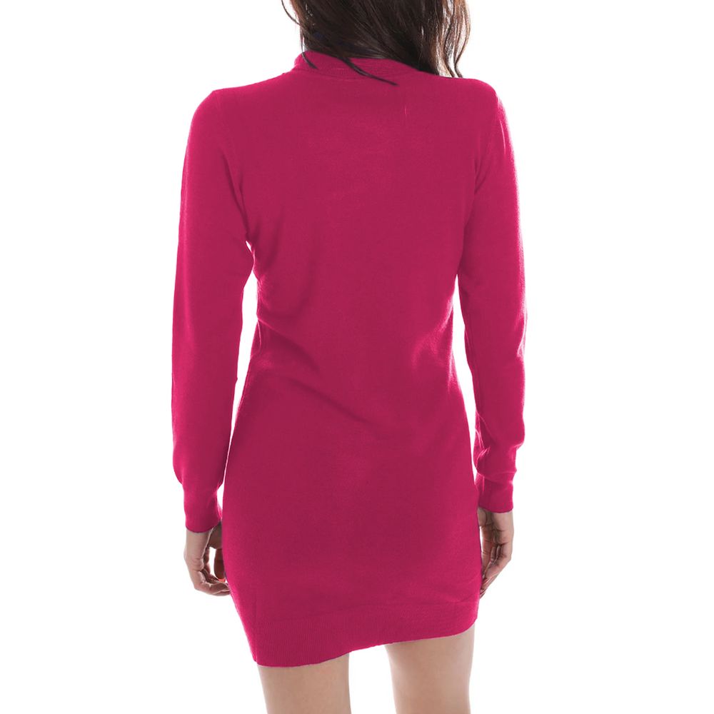 Abito in viscosa fucsia