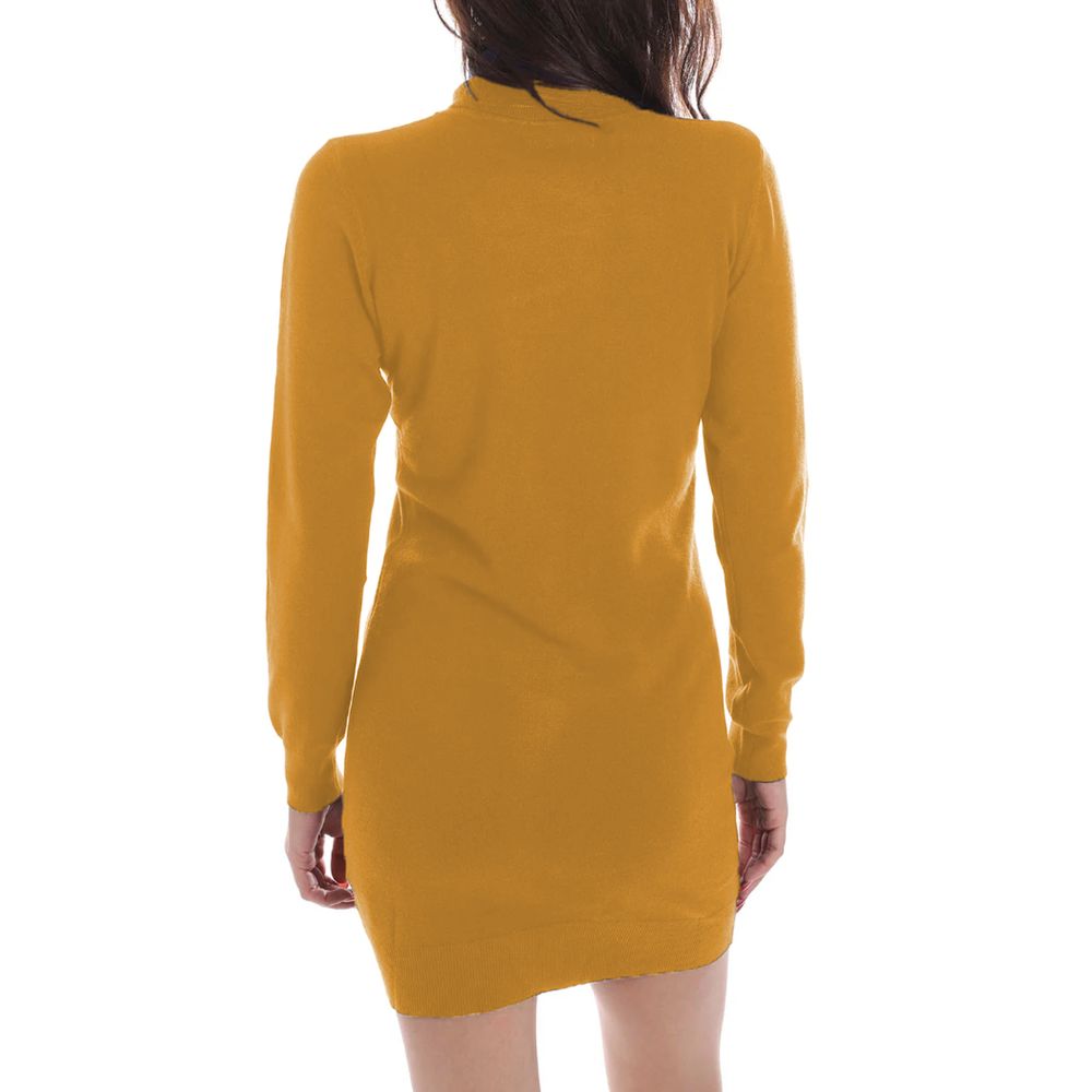 Abito in viscosa giallo