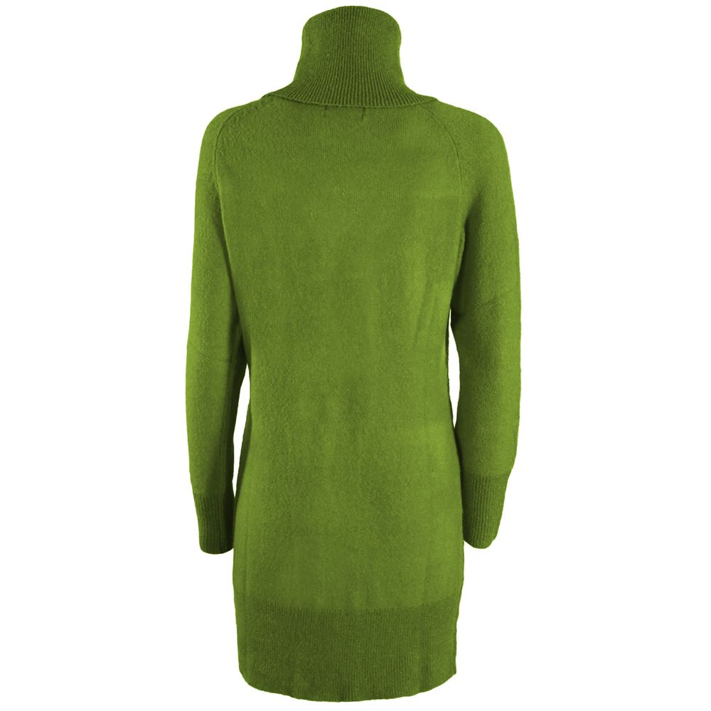 Abito in viscosa verde
