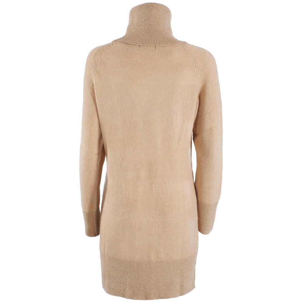 Abito in viscosa beige