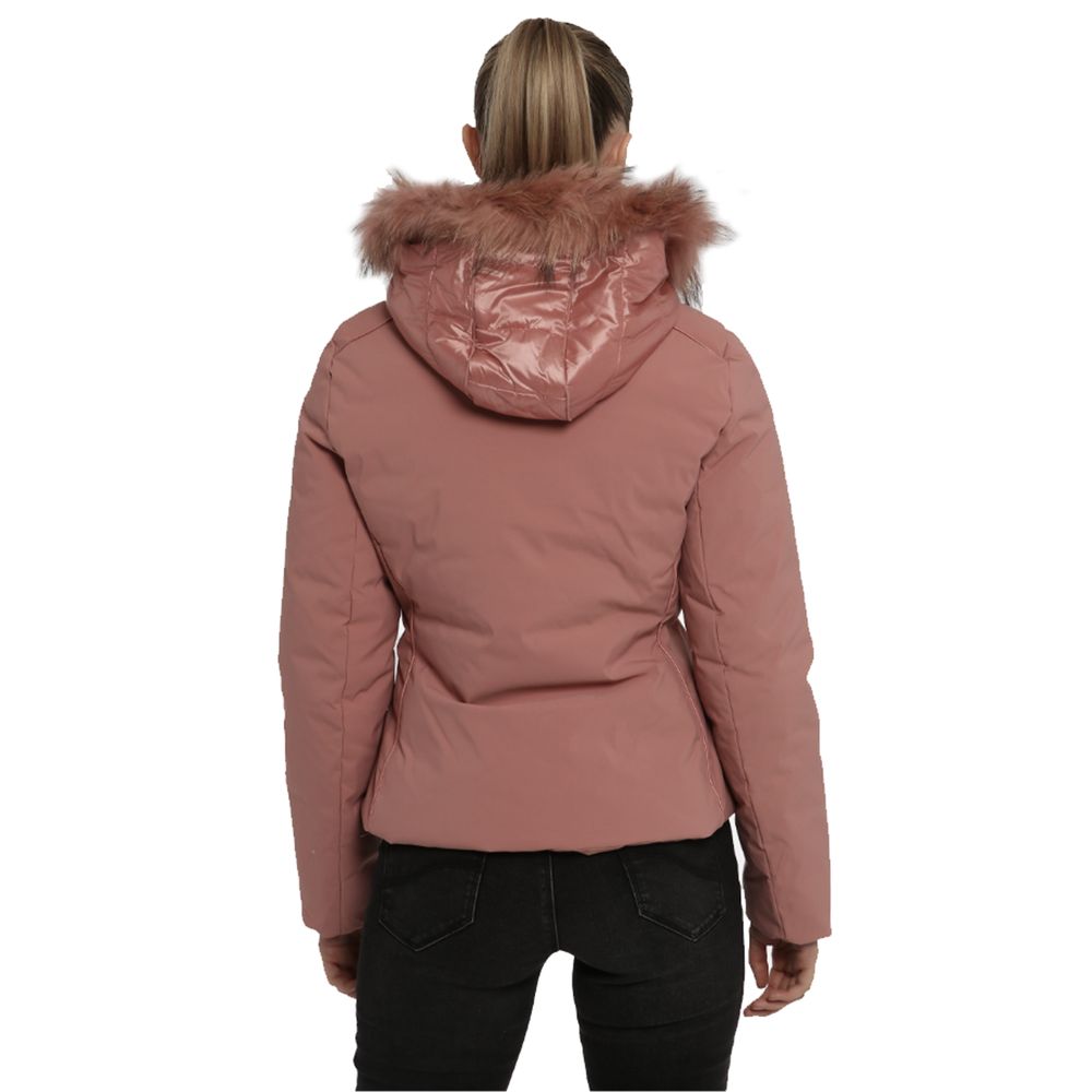 Giacche e cappotti in nylon rosa