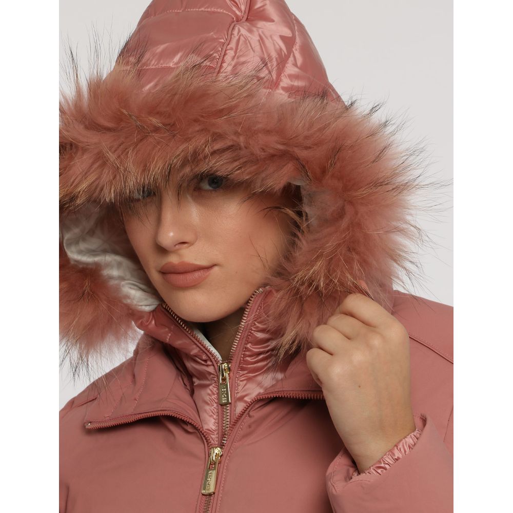 Giacche e cappotti in nylon rosa