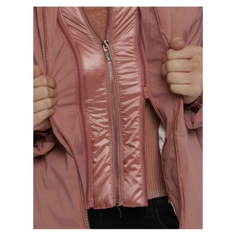 Giacche e cappotti in nylon rosa