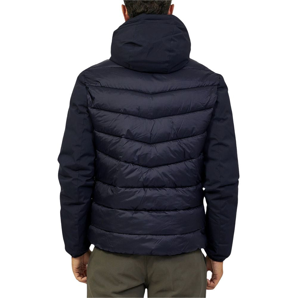 Giacca in nylon blu