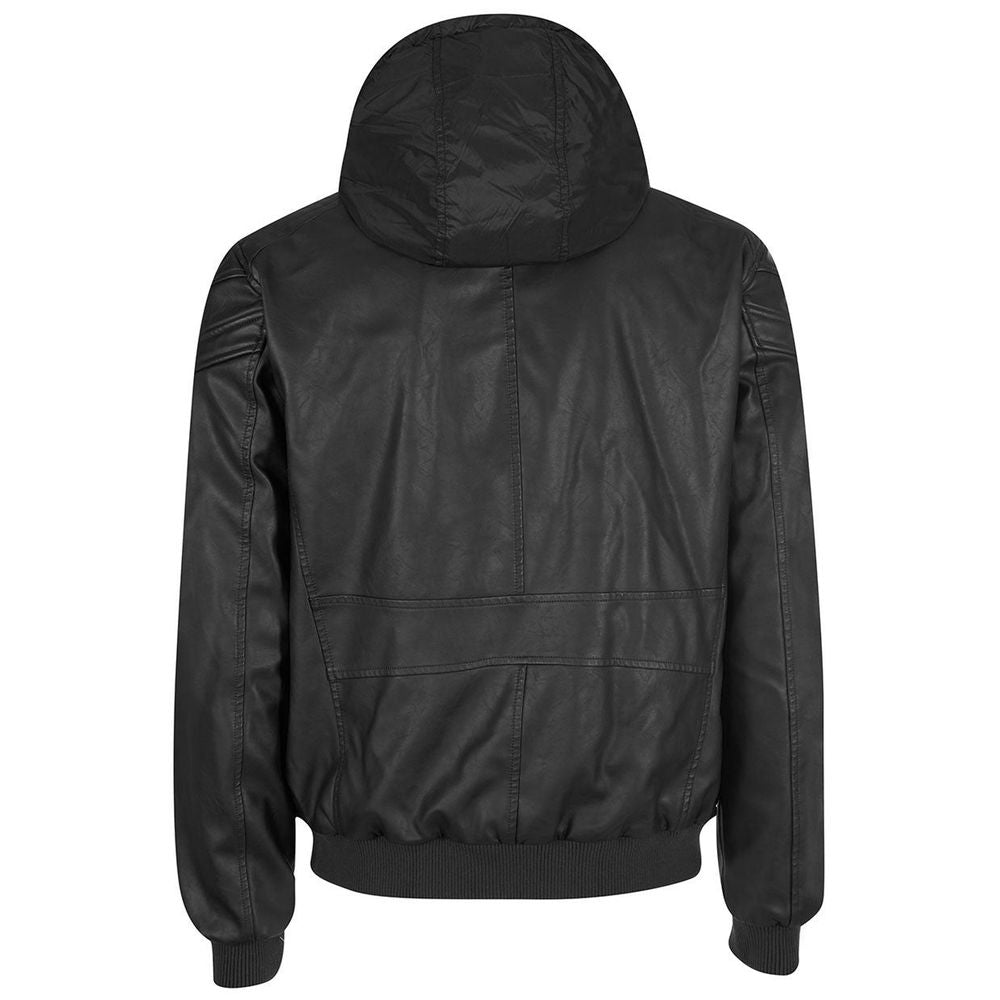 Giacca in polietilene nero