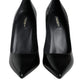 Black Patent Leather Bellucci Pumps Heels Shoes