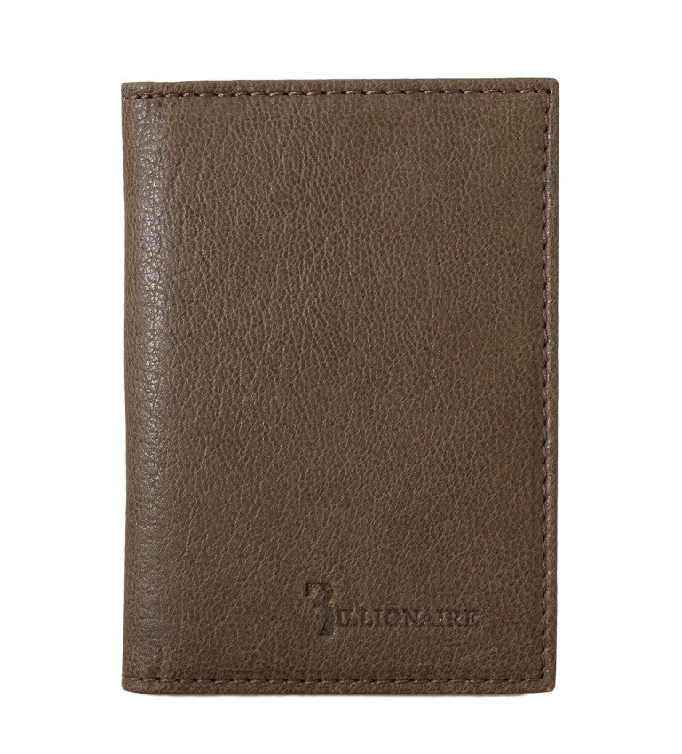 Elegante Herren Geldbörse aus Leder in Braun
