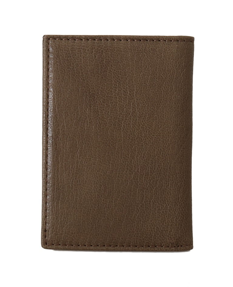 Elegante Herren Geldbörse aus Leder in Braun