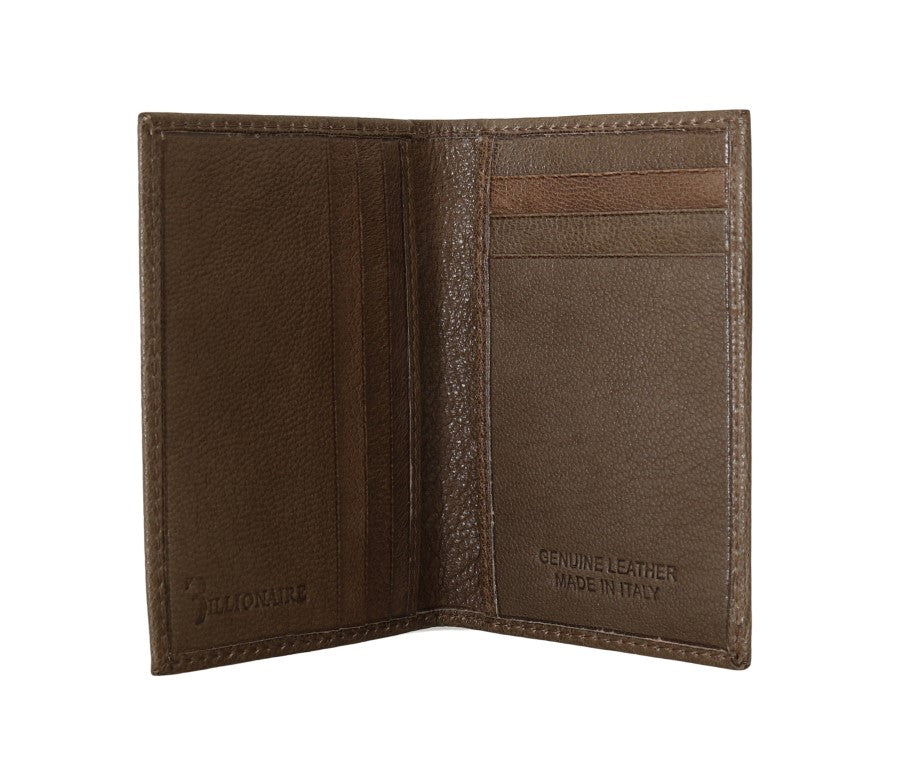 Elegante Herren Geldbörse aus Leder in Braun