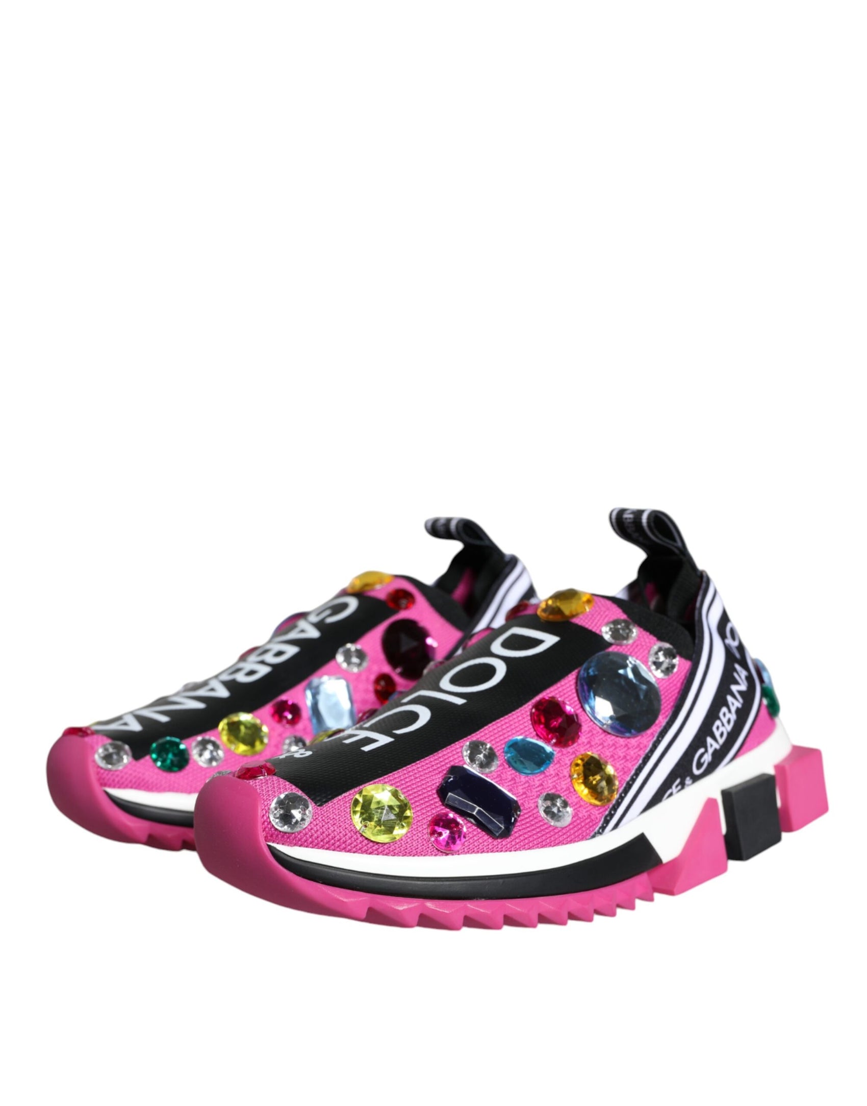 Rosa Sorrento Kristalle Low Top Sneakers Schuhe