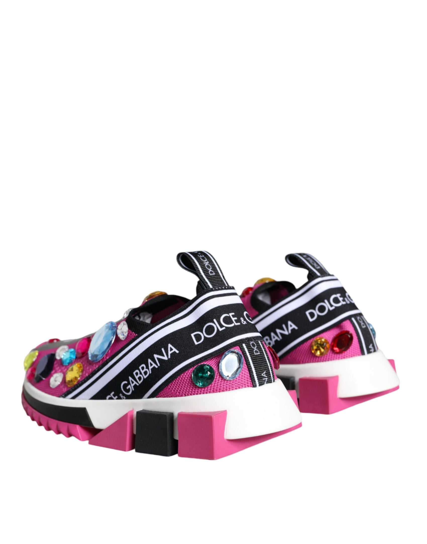 Rosa Sorrento Kristalle Low Top Sneakers Schuhe
