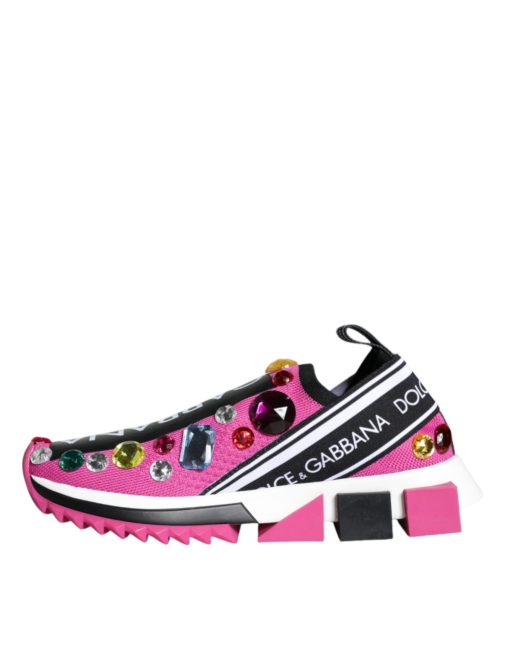 Rosa Sorrento Kristalle Low Top Sneakers Schuhe