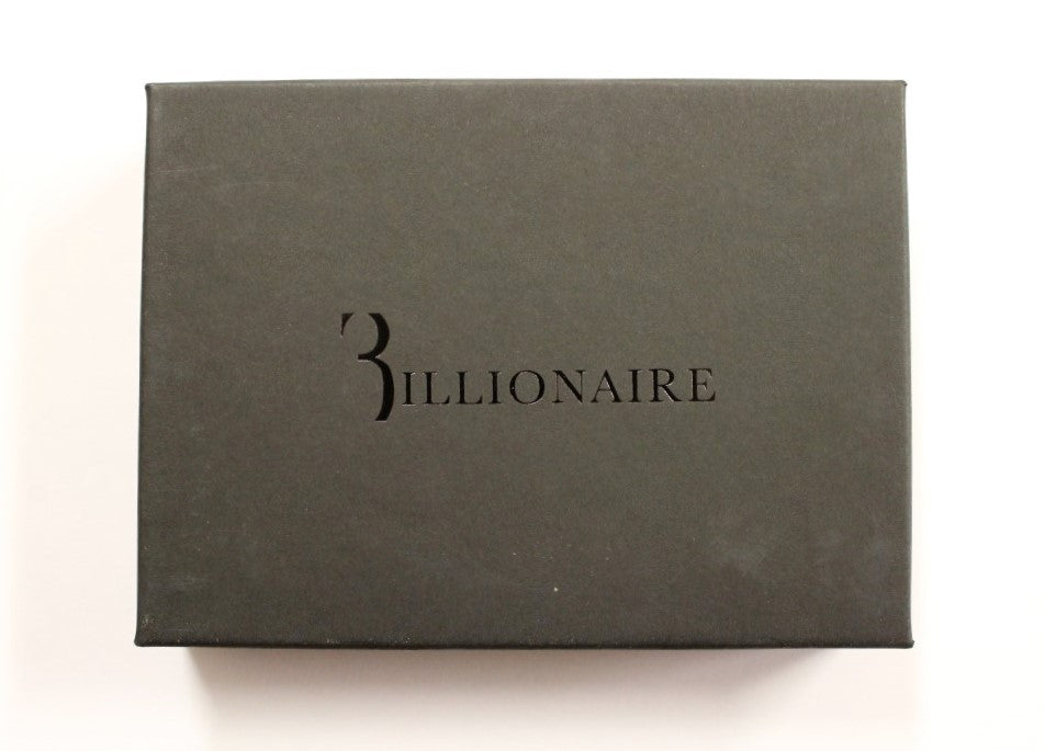 Exquisite Herrenbrieftasche aus schwarzem Leder