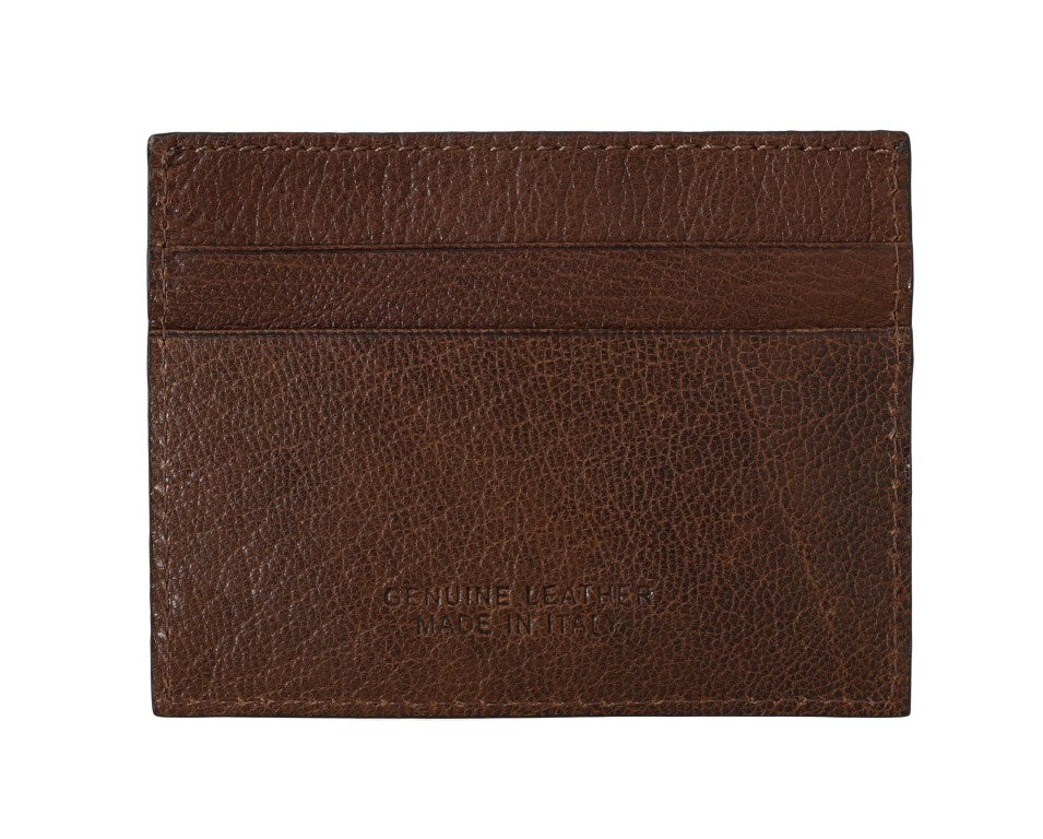 Elegante Herren Geldbörse aus Leder in Braun