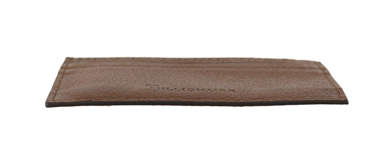 Elegante Herren Geldbörse aus Leder in Braun