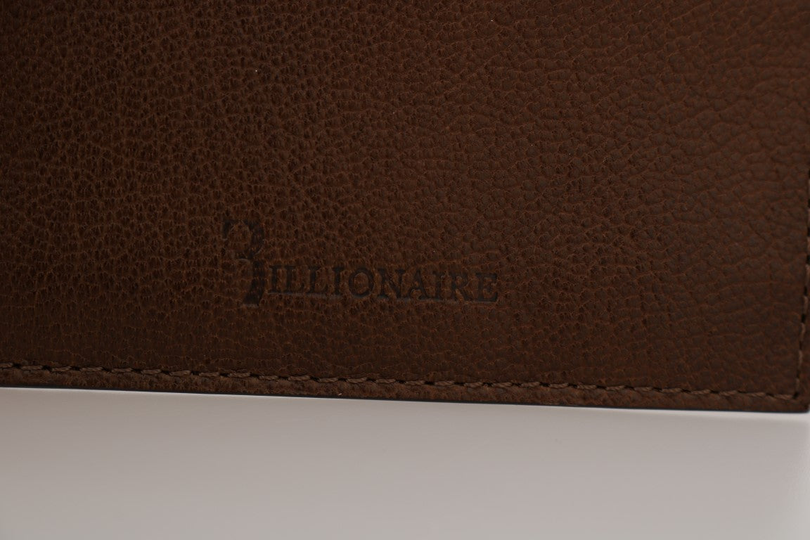 Elegante Herren Geldbörse aus Leder in Braun