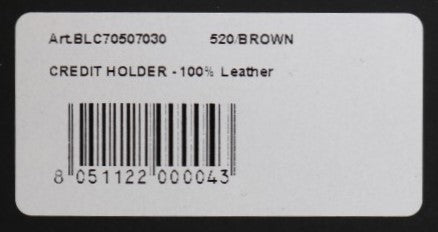 Elegante Herren Geldbörse aus Leder in Braun